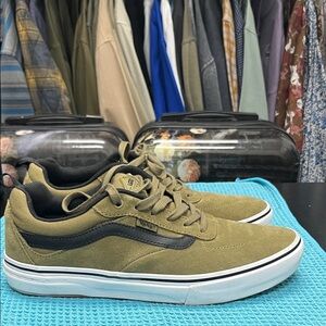 Vans Kyle Walker Olive Sneakers with Black Accents